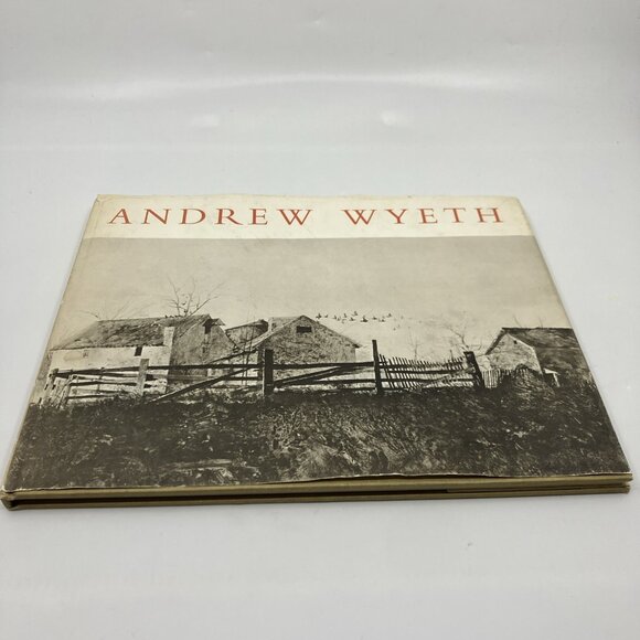 Andrew Wyeth: Dry Brush and Pencil Drawings Hardcover w/ Dust Jacket 1968 Book - Picture 2 of 8